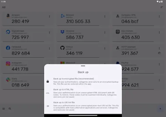 Authenticator Pro android App screenshot 5